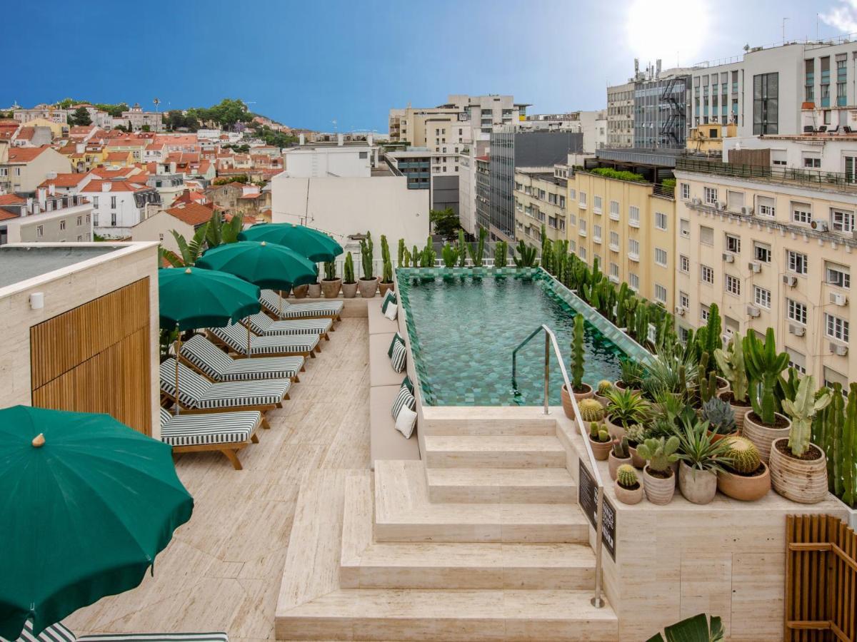 Browns Avenue Hotel Lisboa Ngoại thất bức ảnh Rooftop pool